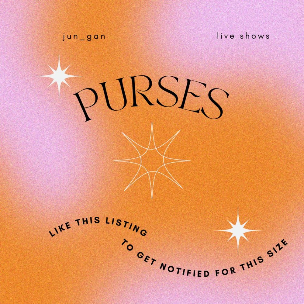 LIVE SHOW NOTIFICATION for PURSES 💗🔥